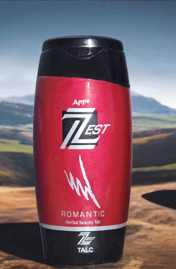 Apps Zest Romantic Beauty Talc Bottle